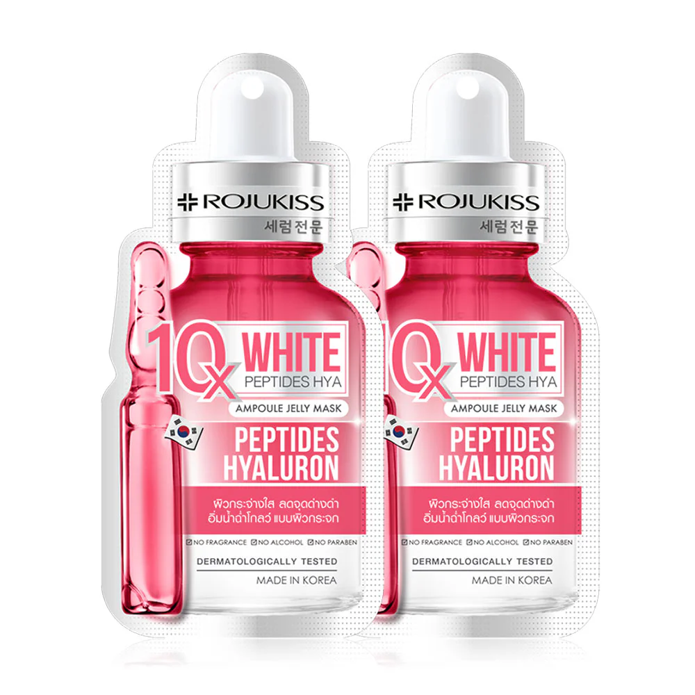 Rojukiss White Peptides Hya 10X Ampoule Jelly Mask [24 мл x 2pcs] — White Peptides Hya