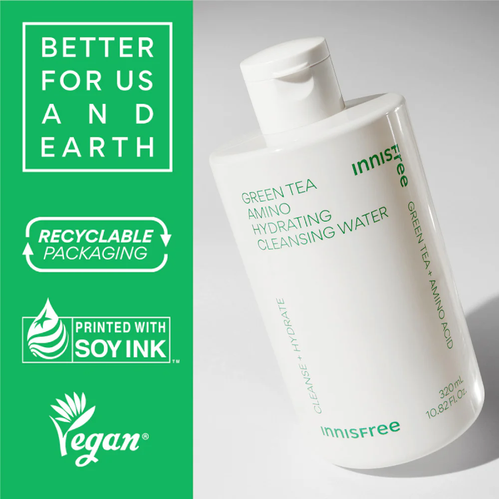 Innisfree Green Tea Amino Hydrating Cleansing Water 320ml