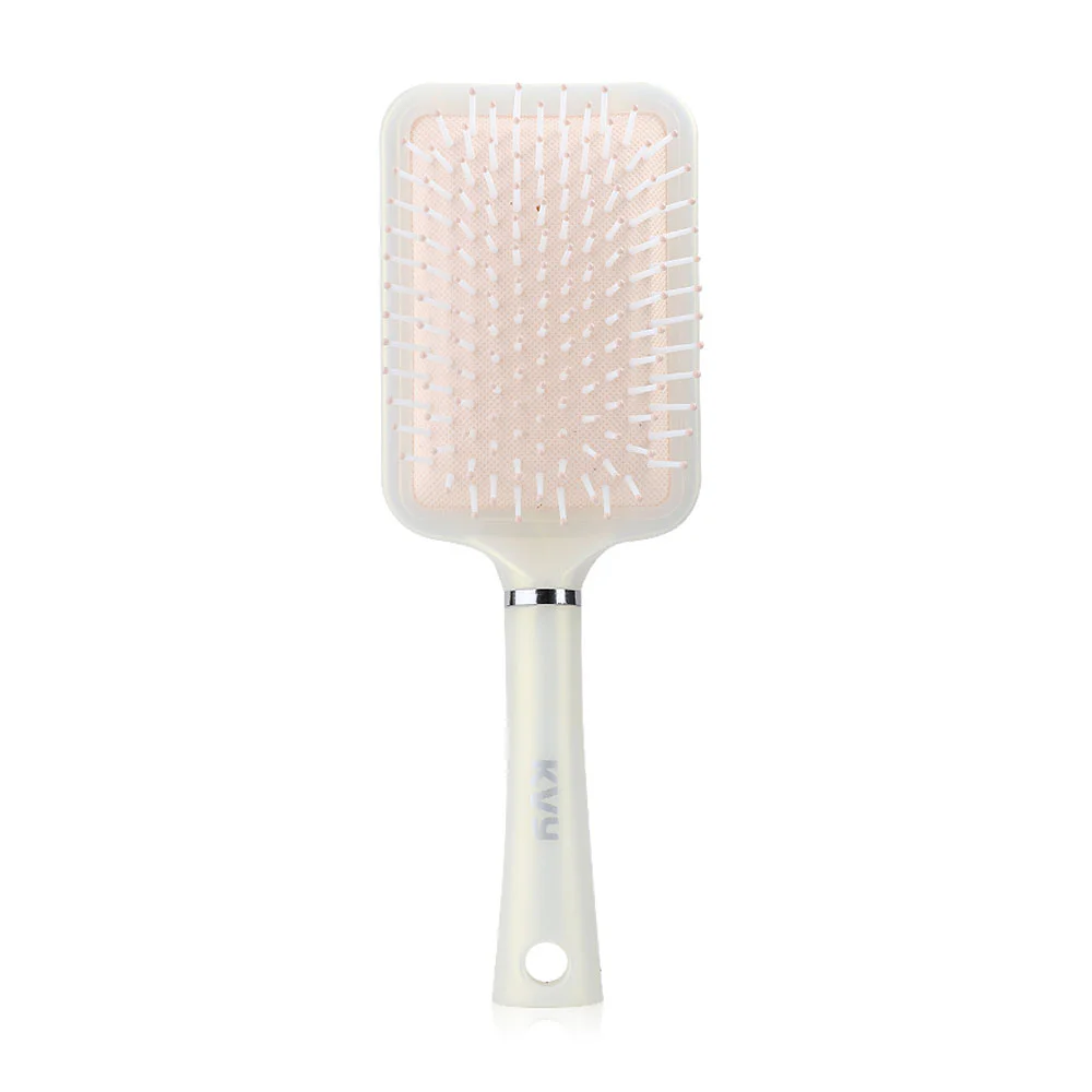 KVY Square Air Cushion Massage Hair Comb - #Champagne