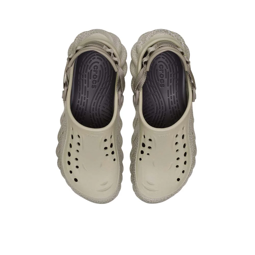 CROCS Echo Crackle Clog Unisex Lifestyle Shoes - Beige - M10/W12