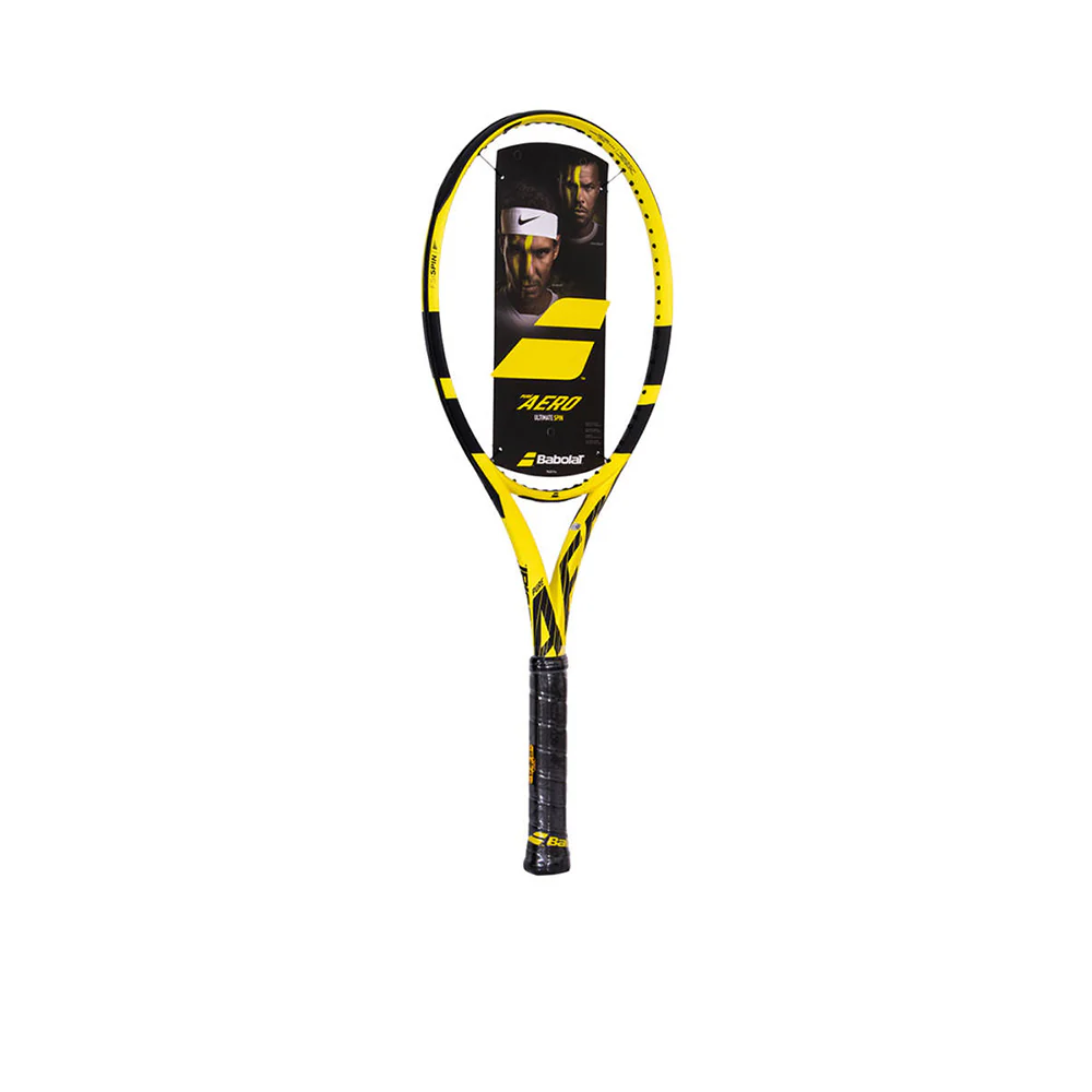 BABOLAT Pure Aero Unstrung Tennis Racket - Yellow - ONE SIZE