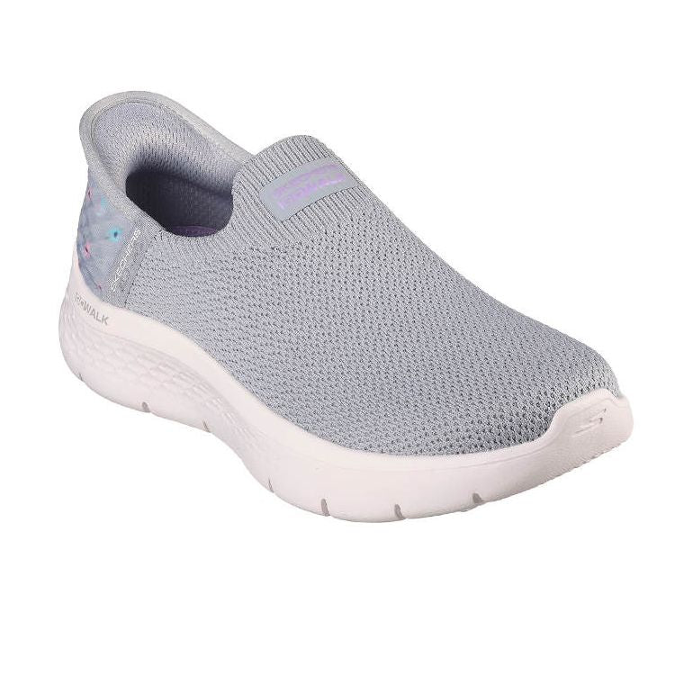 Skechers Hands Free Slip-ins®: Go Walk® Flex — цвет серый, размер US 10, Sunset Rose Women's Training Shoes