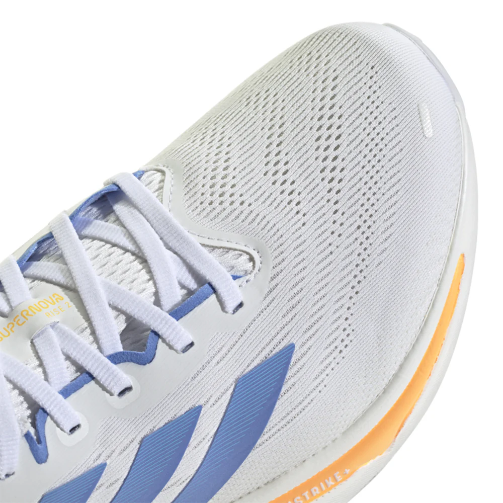 Мужские беговые кроссовки Adidas Supernova Rise 2 — цвет белый, размер UK 10