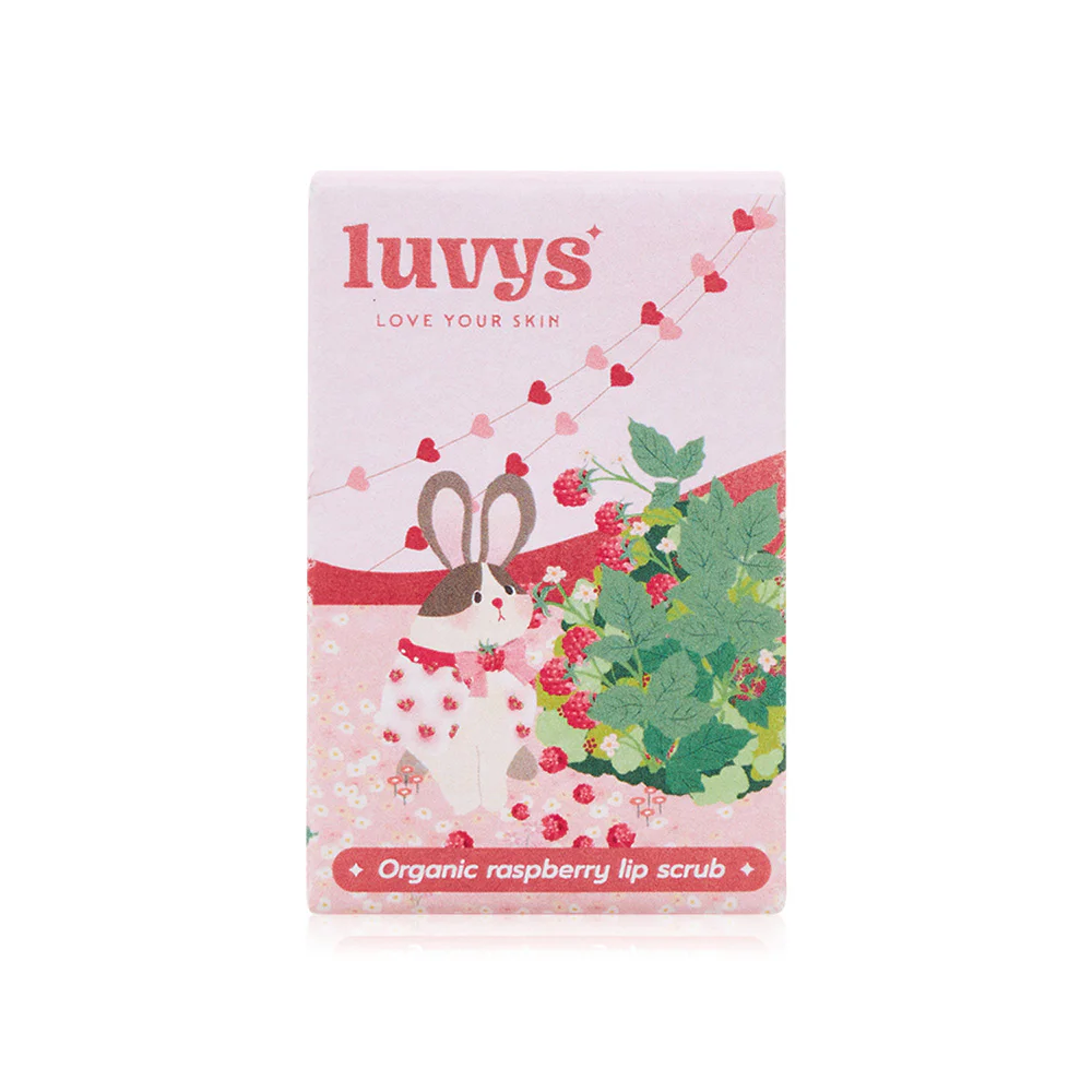 LUVYS Organic Raspberry Lip Scrub 5g