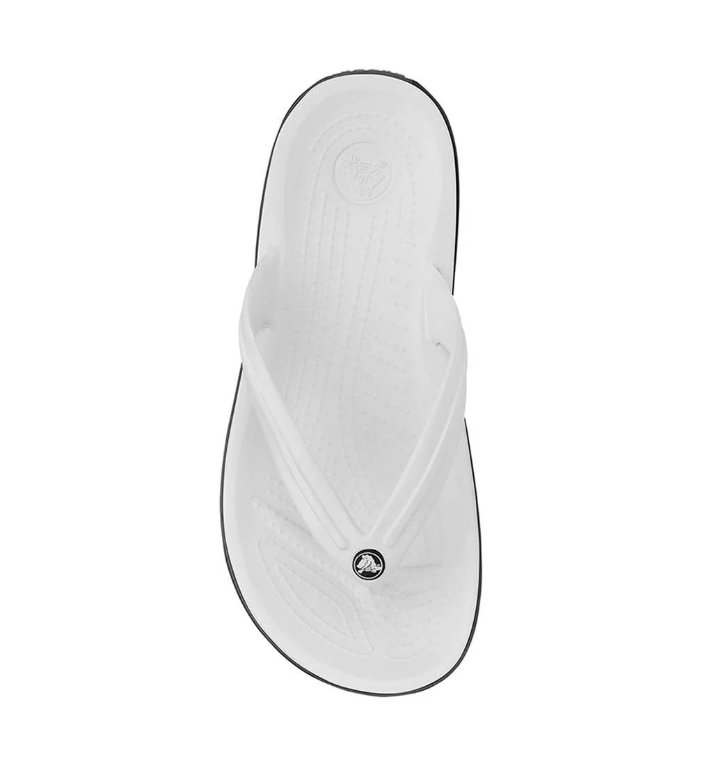 Вьетнамки унисекс Crocs Crocband Flip — цвет белый, Us M10/W12