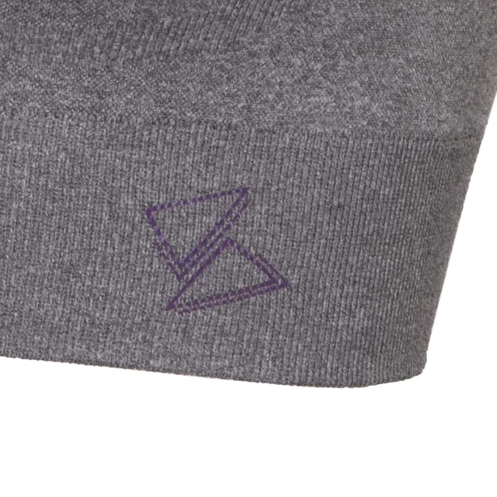 SPIKE Grey Women's Running Sports Bra - Grey - 2XL