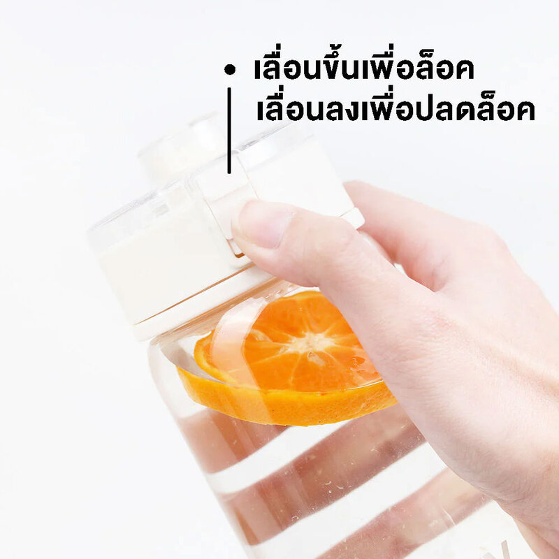 Konvy Transparent Protable Water Bottle