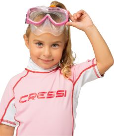 CRESSI Rash Guard Jr Short Sleeve Pink - Pink - Y 10