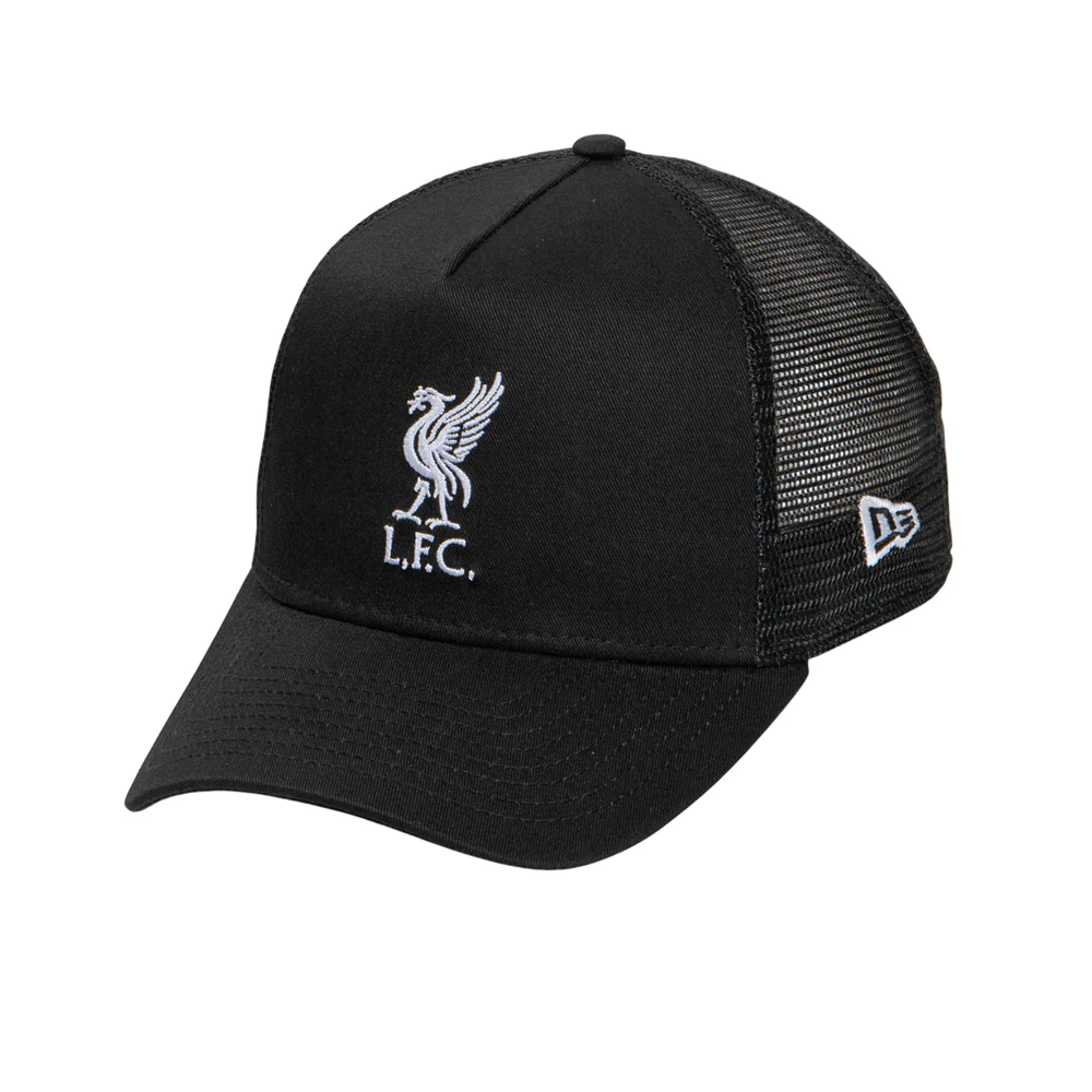 LFC New Era Core Trucker Liverbird Unisex Cap - Black - ONE SIZE