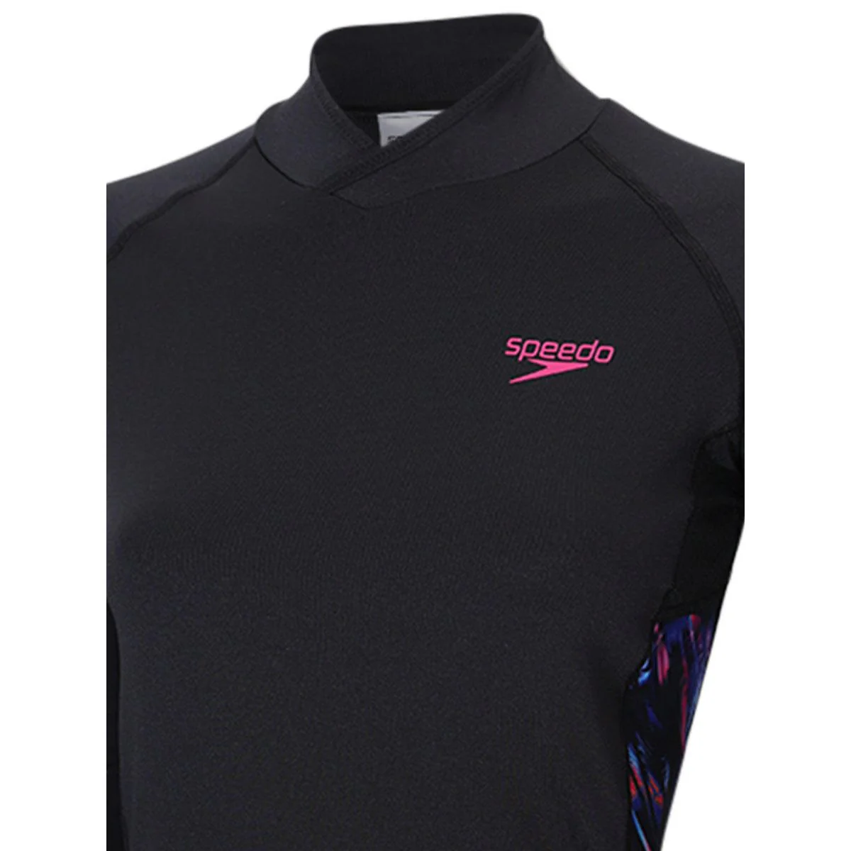 SPEEDO Deluxe Long Sleeves Breathable Women's Rashguard - Black - L (UK SIZE)