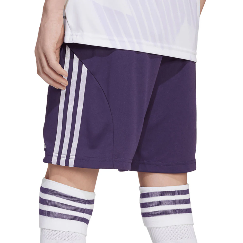ADIDAS Kids Manchester United Away 2025/26 Football Shorts - Purple - 128 CM