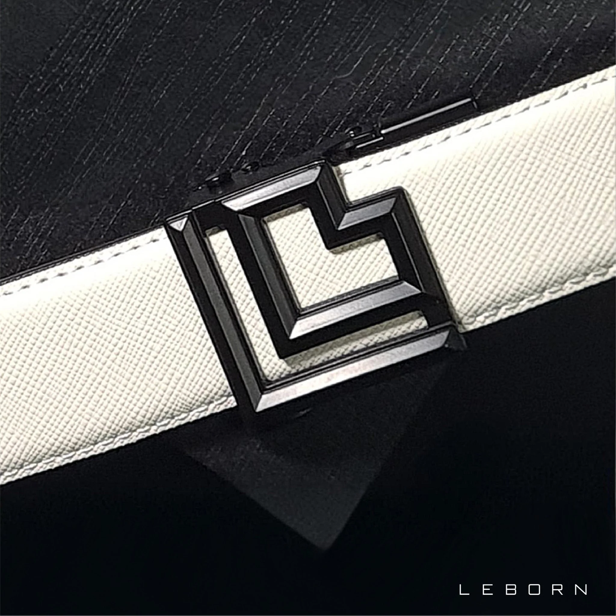 LEBORN เข็มขัด JIMMINES หัวเข็มขัดดำ - Multi Color - ONE SIZE - Black