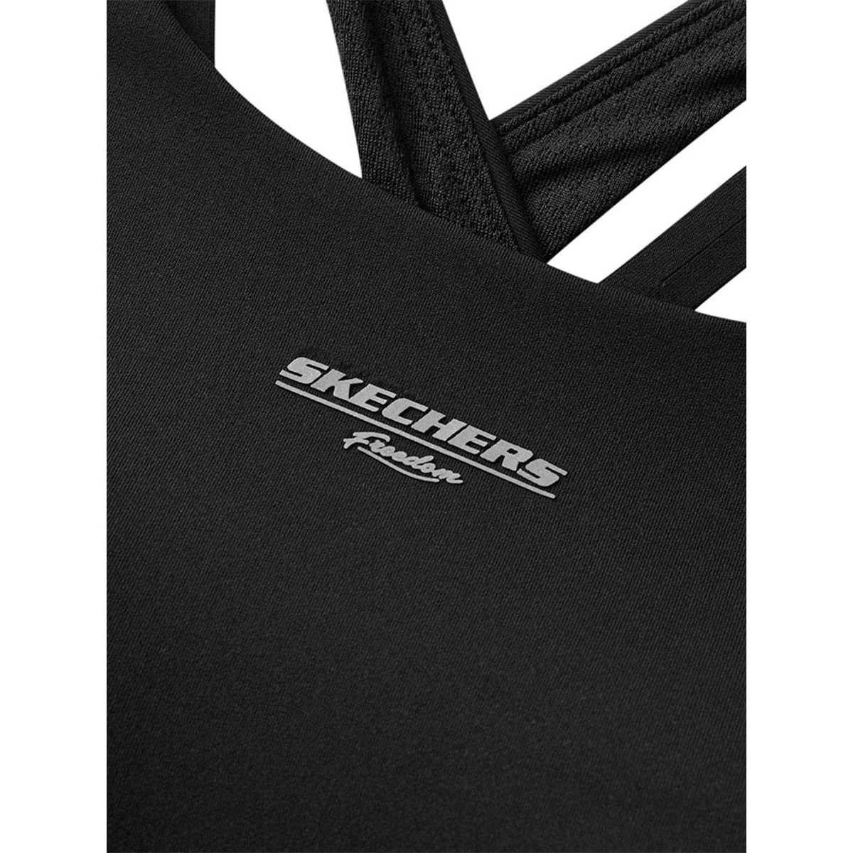SKECHERS Freedom: Performance Women's Sports Bra - Black - 2XL (US SIZE)