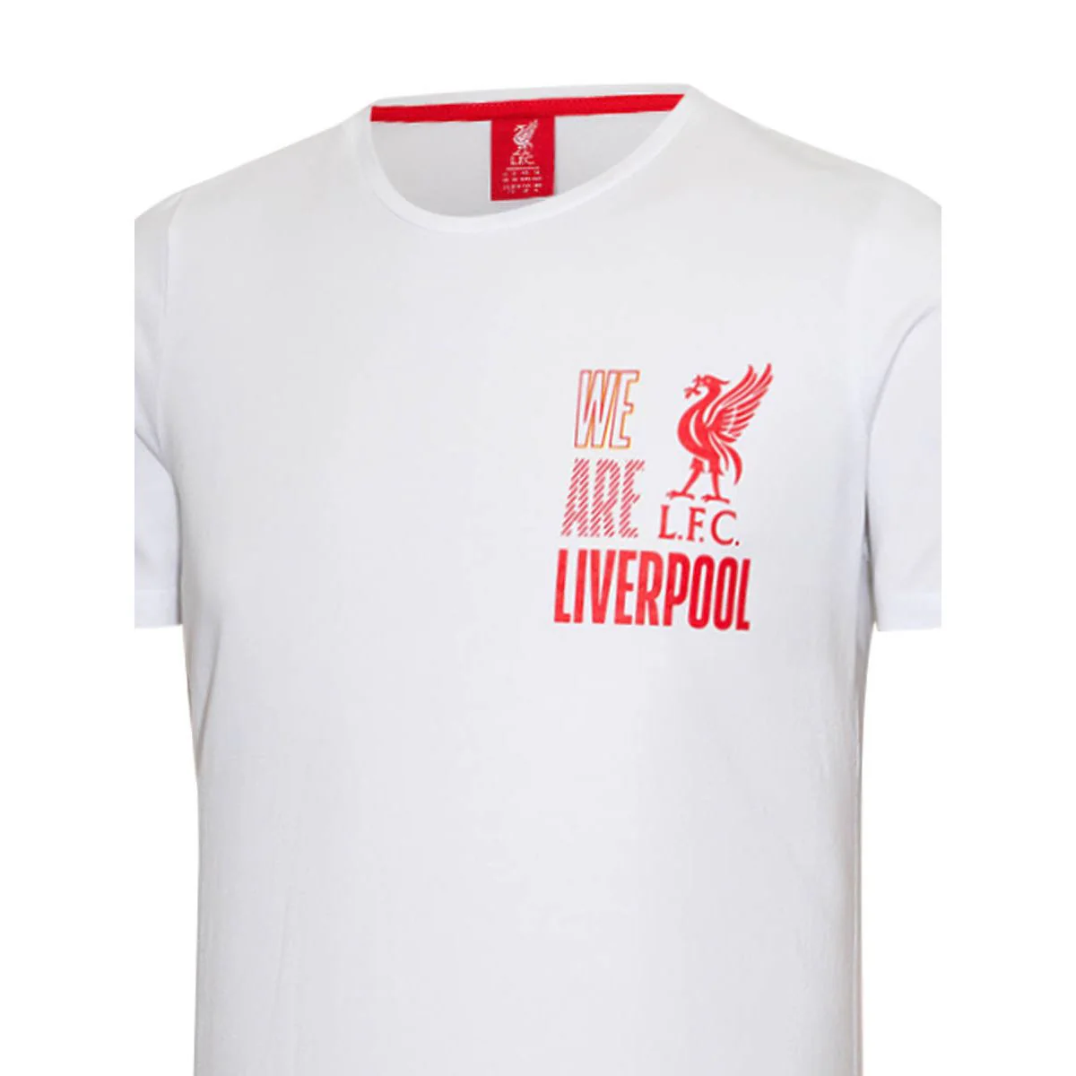 LFC Crest Logo Men's Football T-Shirt - White - 2XL (UK SIZE)