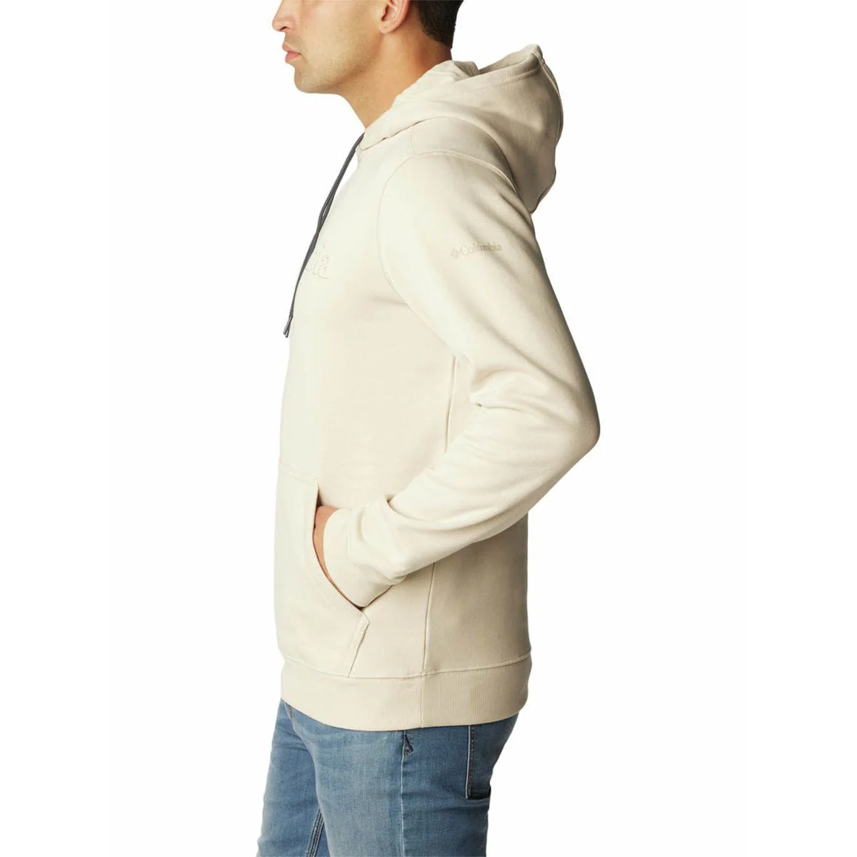 COLUMBIA CSC Basic Logo II Men's Hoodie - Beige - L (US SIZE)