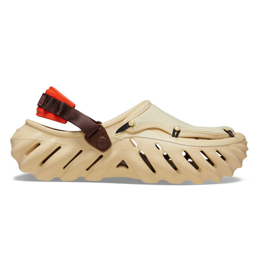 CROCS Echo Ripstop Clog Unisex Lifestyle Shoes - Beige - US M10/W12