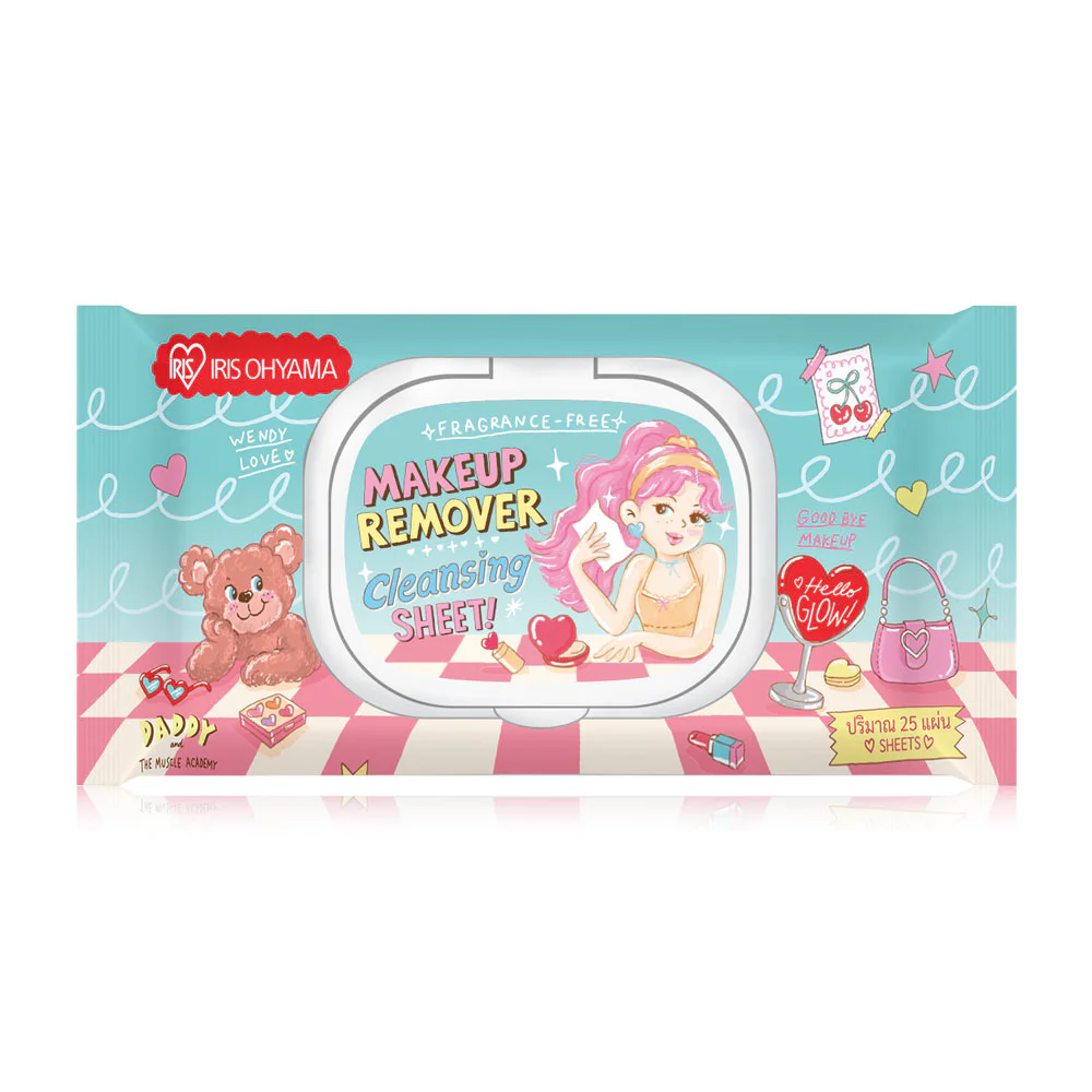 IRIS OHYAMA x Super Daddy Make Up Remover Cleansing Sheet 25 Sheets