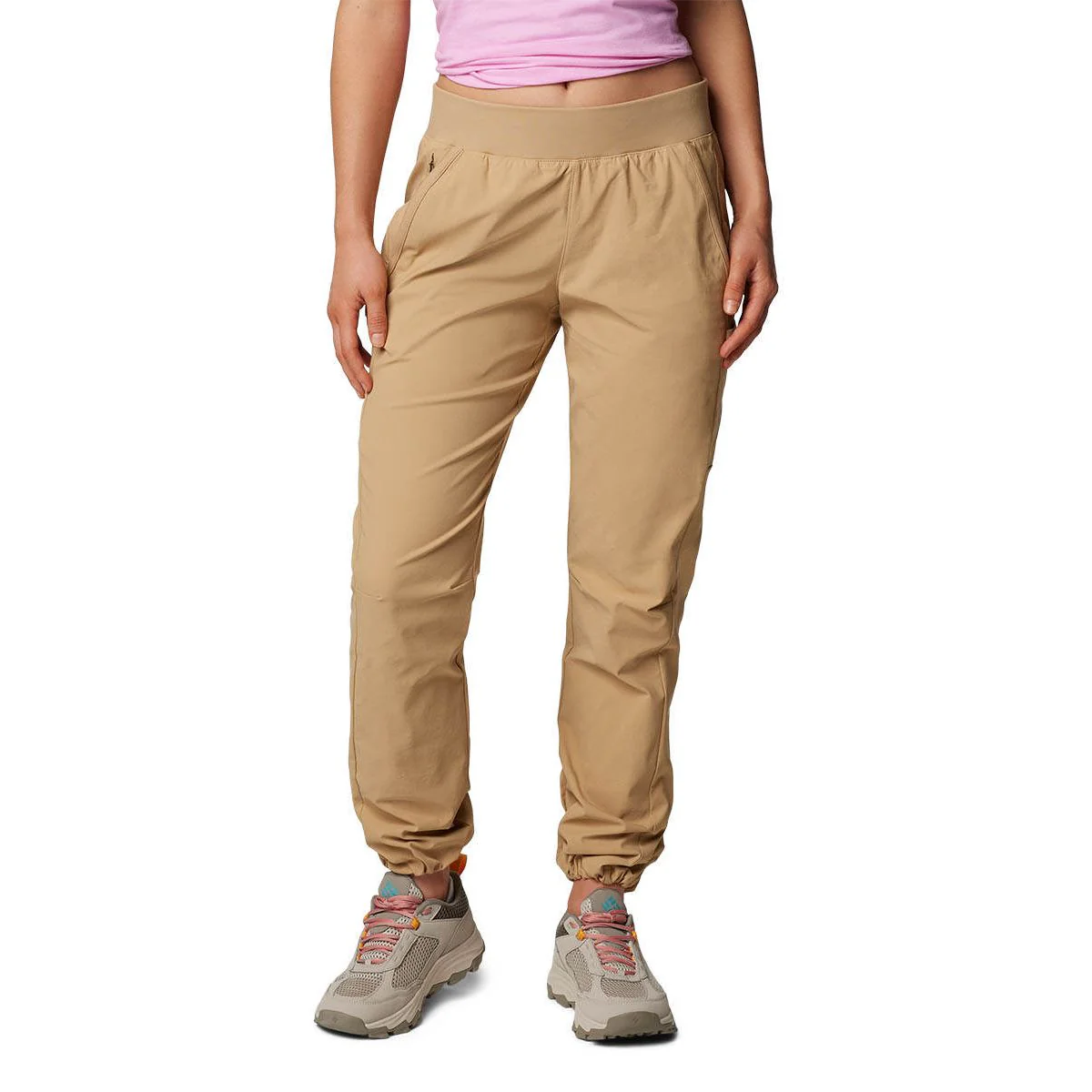 COLUMBIA Leslie Falls™ Women's Hiking Pants - Beige - L (US SIZE)