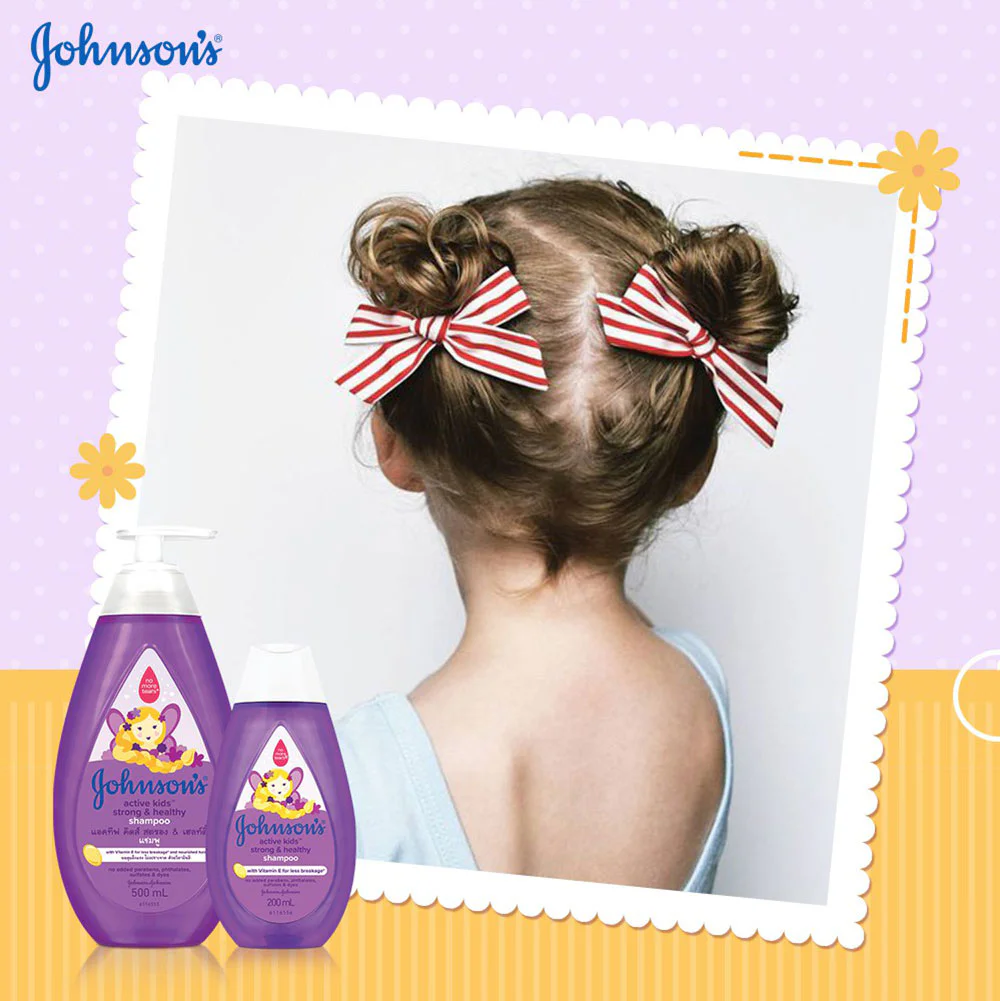 Шампунь Johnsons Active детские Strong & Healthy 200 мл