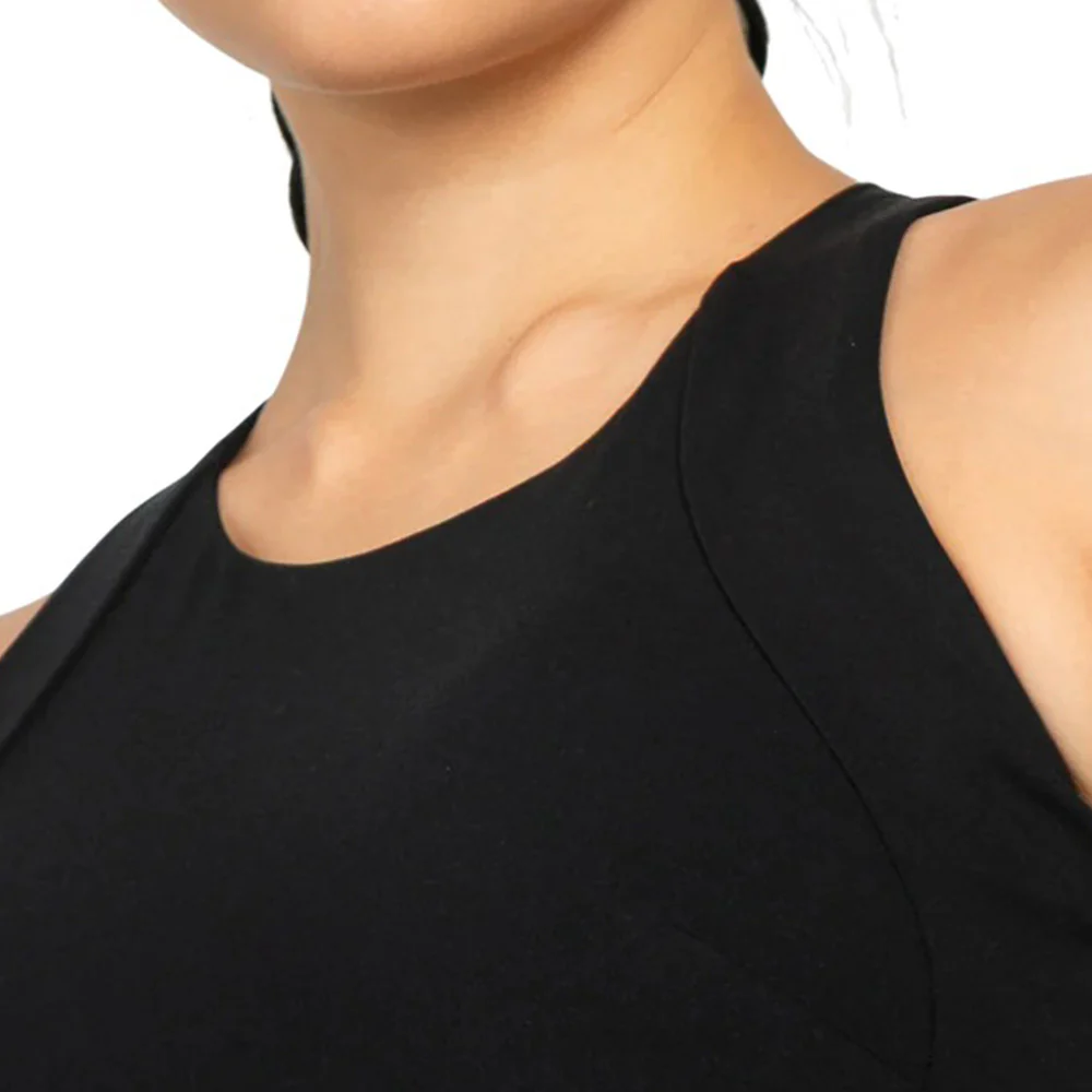 SKECHERS Running: Performance Women's Running Sports Bra - Black - L (US SIZE)