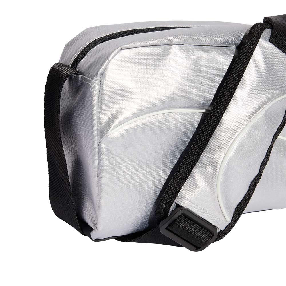 ADIDAS Glow Mini Duffel Unisex Crossbody Bag - Silver - ONE SIZE