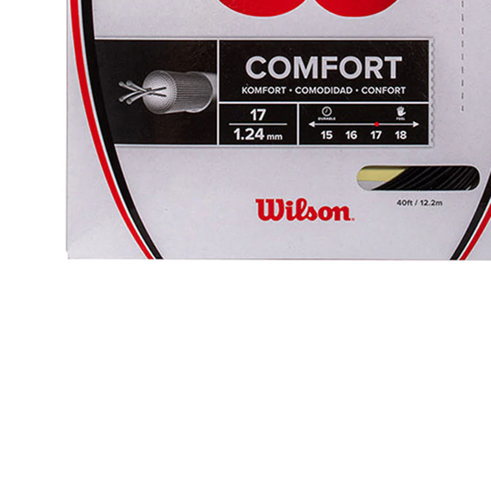 WILSON NXT 17 Tennis String Set - Black - ONE SIZE