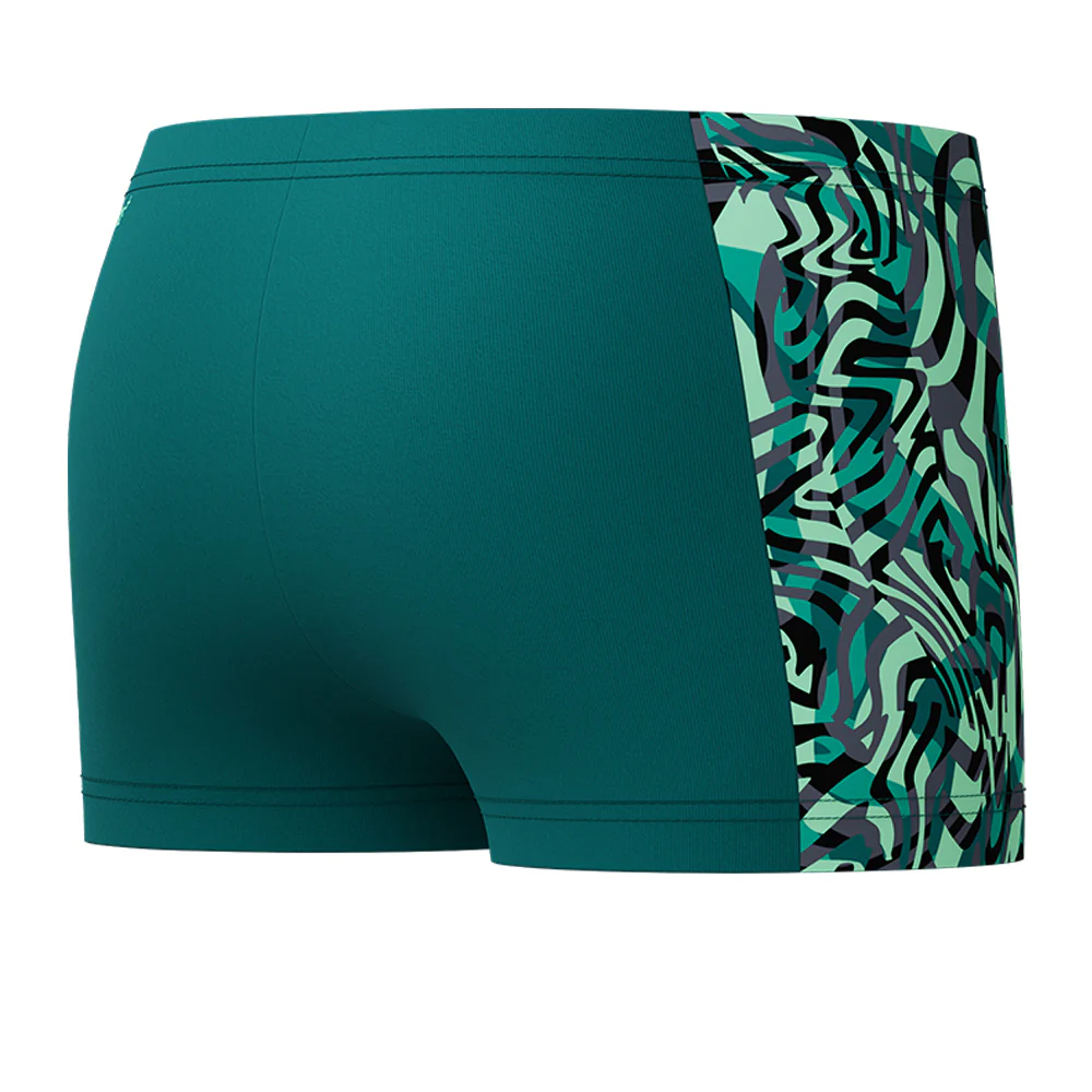 SPEEDO Panel Aquashort Boys Swim Shorts - Green - 11-12 YEARS