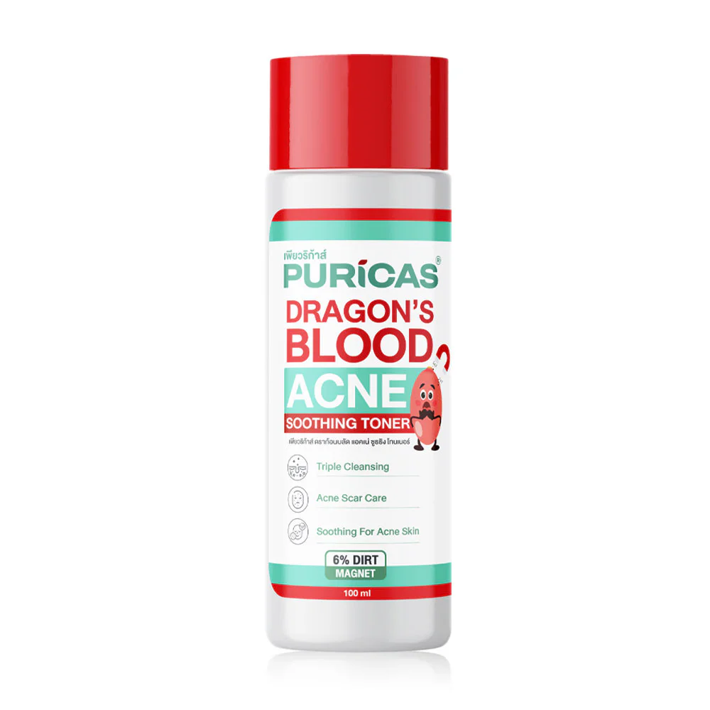 Puricas Dragon's Blood Acne Soothing Toner 100ml