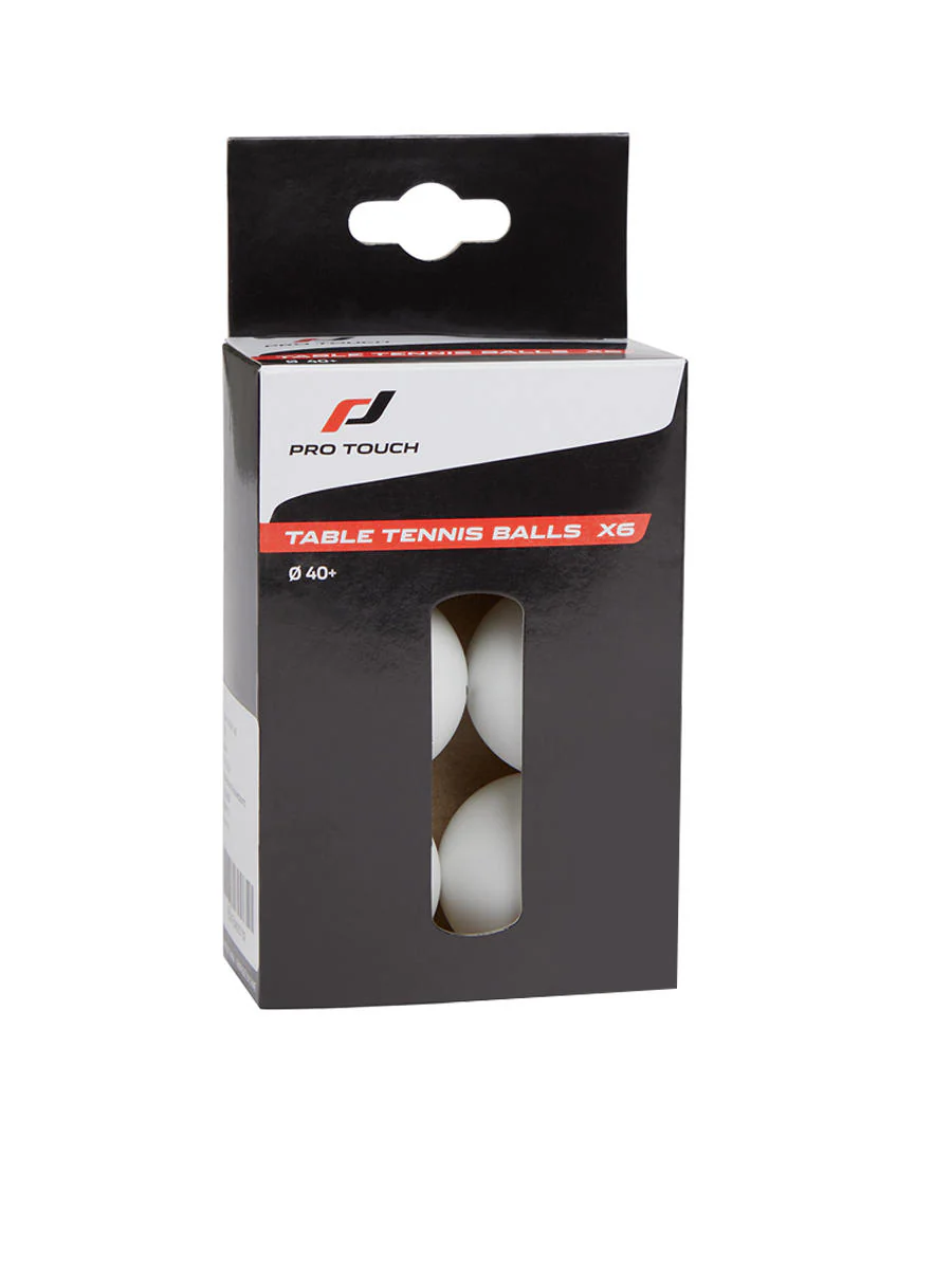 Pro Touch Pro Ball 0 Star Table Tennis Ball (6 Pieces) — цвет белый, размер единый размер