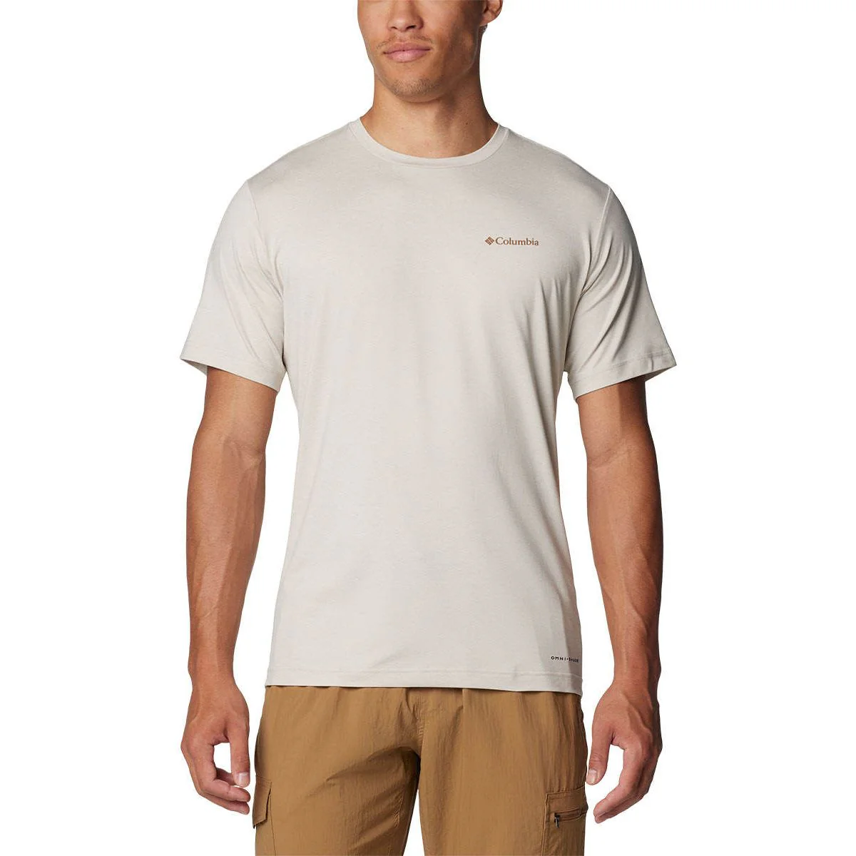 COLUMBIA Kwick Hike™ Back Graphic Men's T-Shirt - Beige - 2XL (US SIZE)