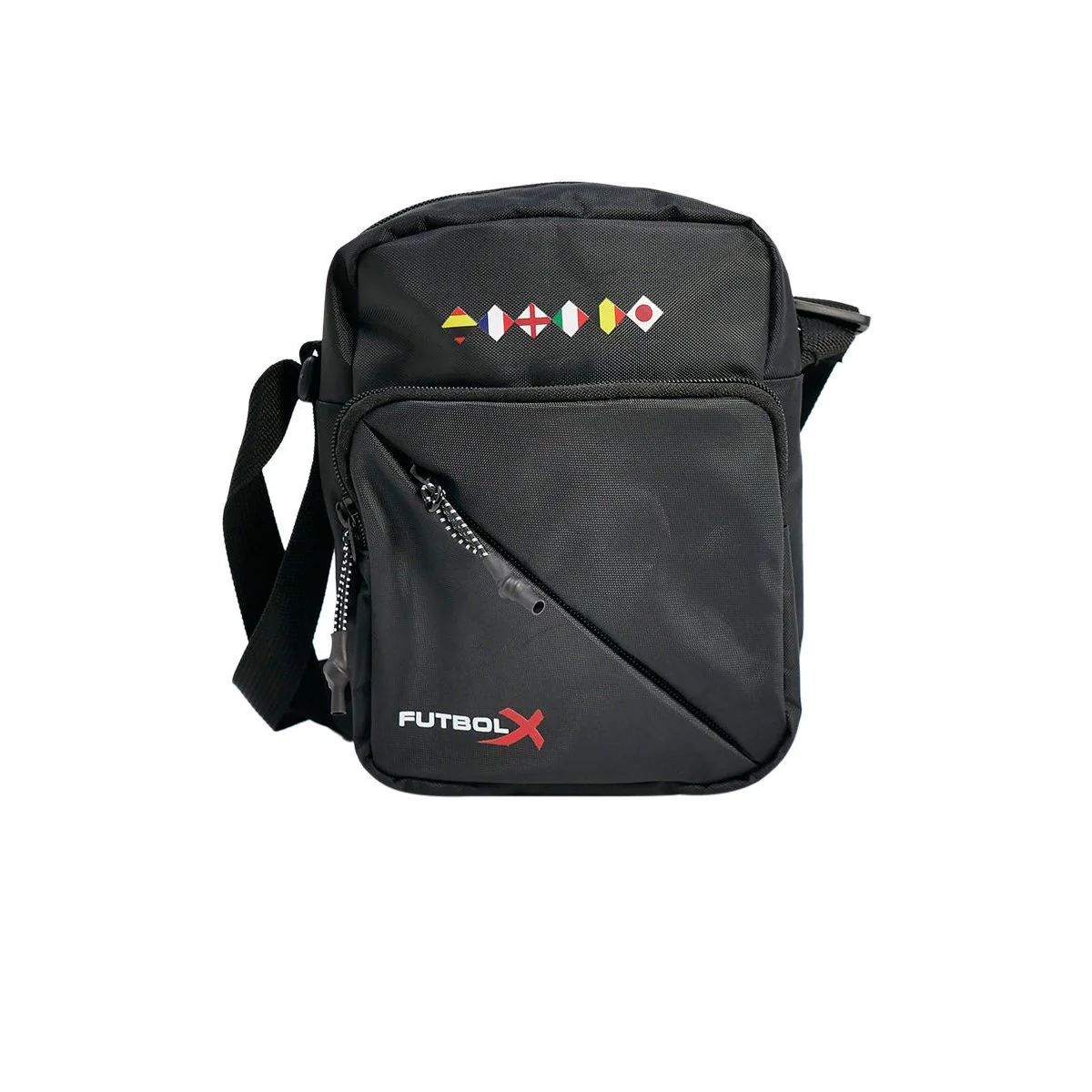 FUTBOLX FB22FFBAGU01BK Unisex Crossbody Bag - Black - ONE SIZE