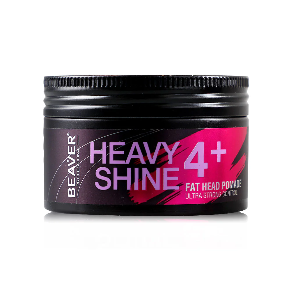 Beaver Magotan Heavy Shine 4+ Fat Head Pomade Ultra Strong Control 100g