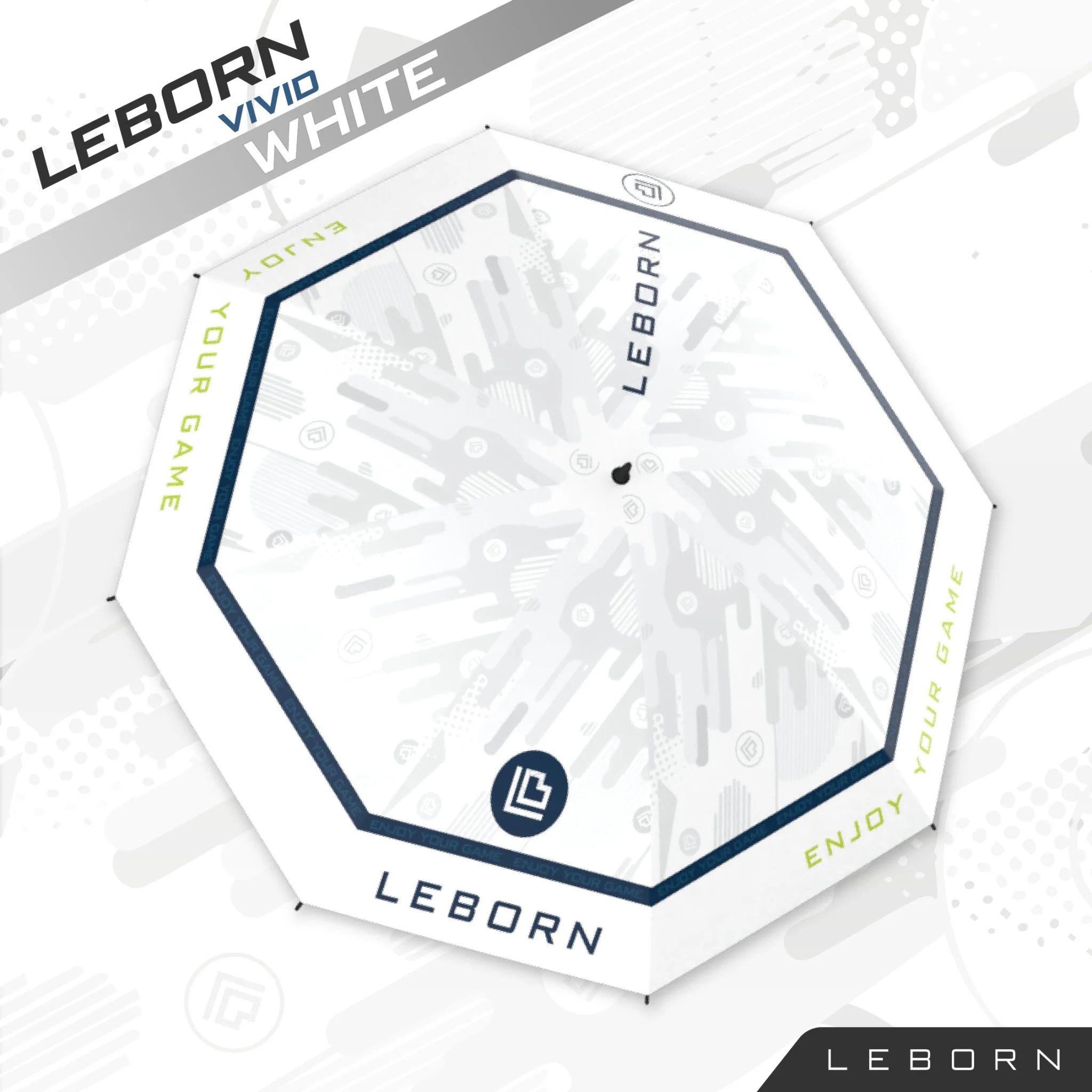 LEBORN ร่มกอล์ฟ MINI [30 นิ้ว] รุ่น VIVID - Multi color - 30 INCES - Black