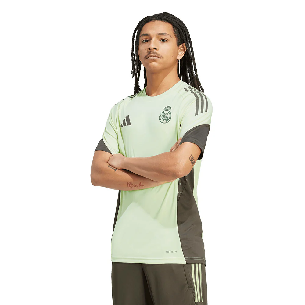 ADIDAS Real Madrid Tiro 25 Competition Training Men's Football Jersey - Green - 2XL (UK SIZE)