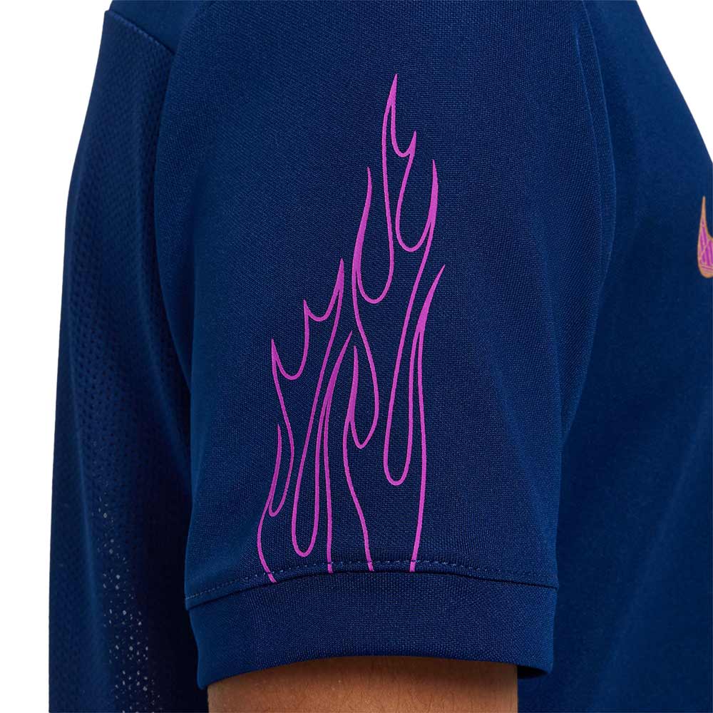 NIKE Kylian Mbappé Academy Kids Football T-Shirt - Blue - L (US SIZE)