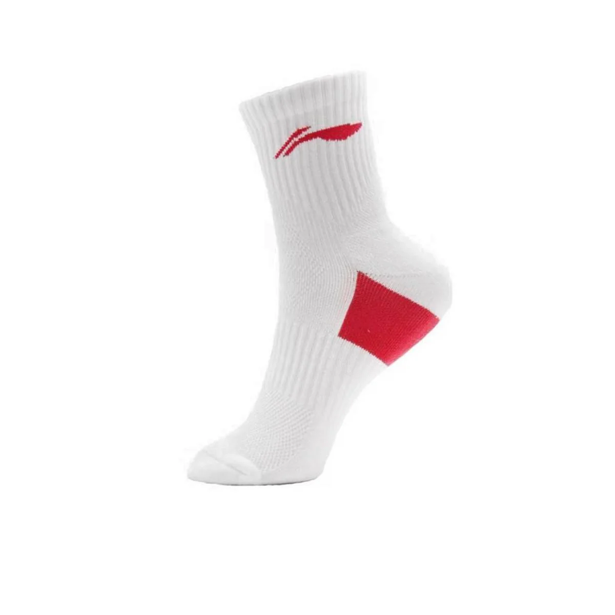 LI-NING AWLR234-1 Unisex Badminton Socks - White - ONE SIZE