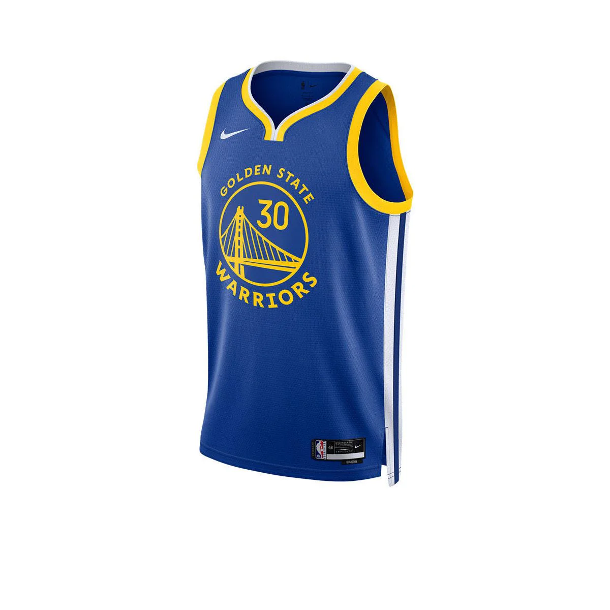 NIKE Stephen Curry Golden State Warriors Icon Edition 2022/23 Men's Basketball Tank - Blue - 2XL (US SIZE)