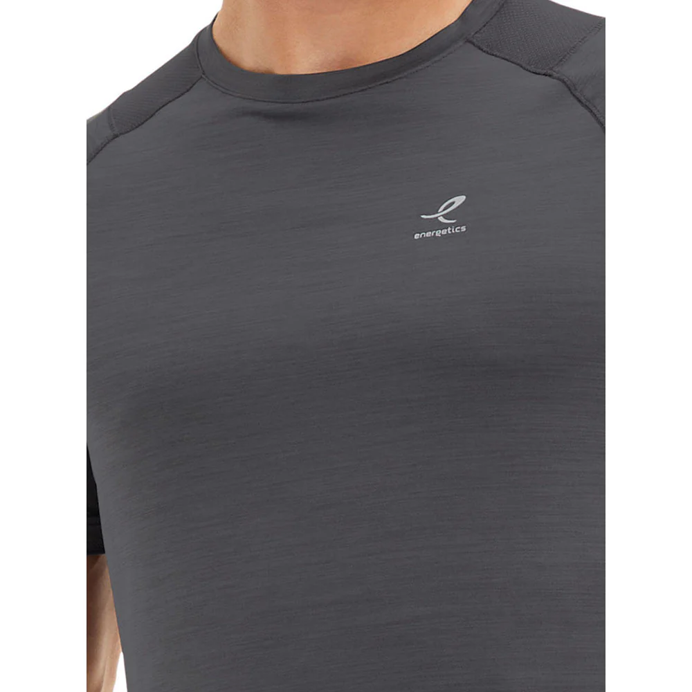Мужская беговая футболка Energetics Ailo — цвет серый, размер L (EU SIZE)