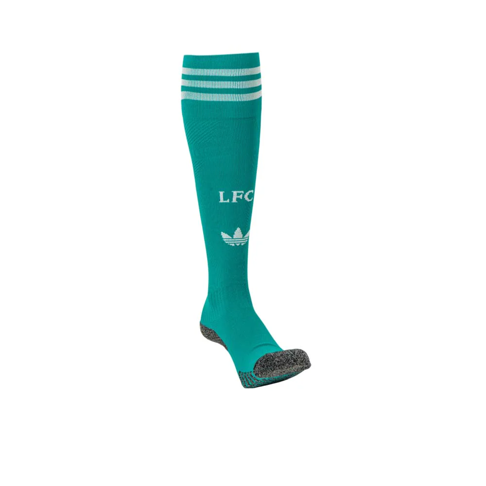ADIDAS Men's Liverpool FC Third 2025/26 Football Socks - Green - L (UK SIZE)