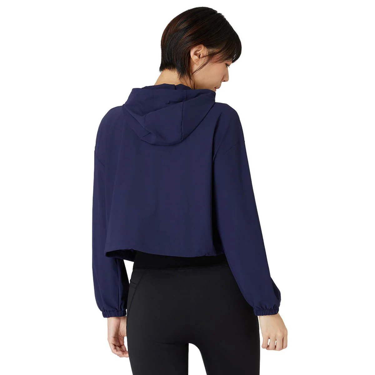 SPEEDO Crop Zip Long Sleeve Women's Jacket - Blue - 2XL (UK SIZE)