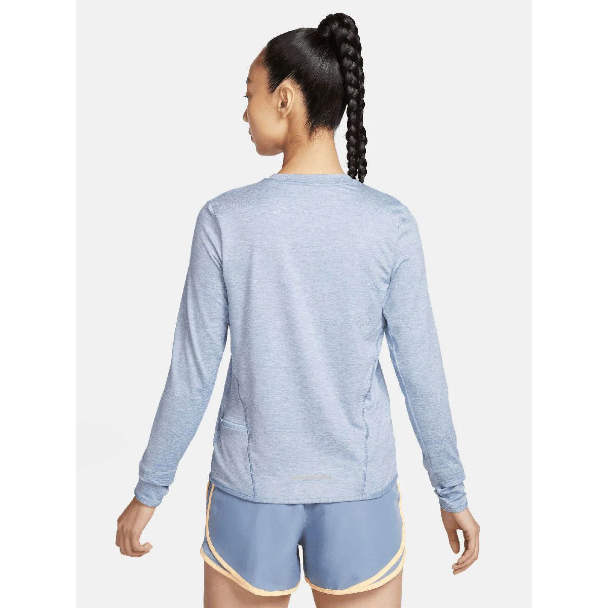 NIKE Dri-FIT Swift UV Women's Running T-Shirt - Blue - L (ASIAN SIZE)