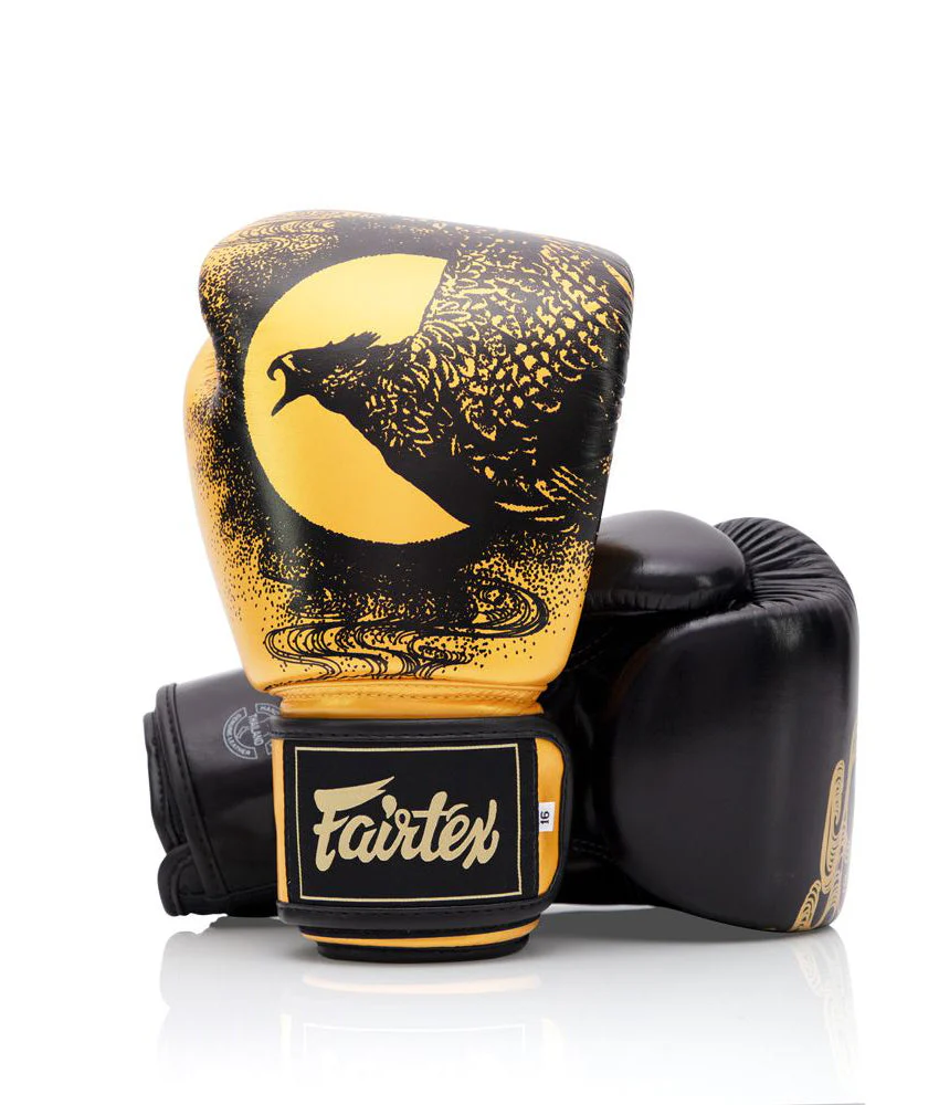 "Harmony Six" Boxing Gloves - Gold - Gold - 10 oz