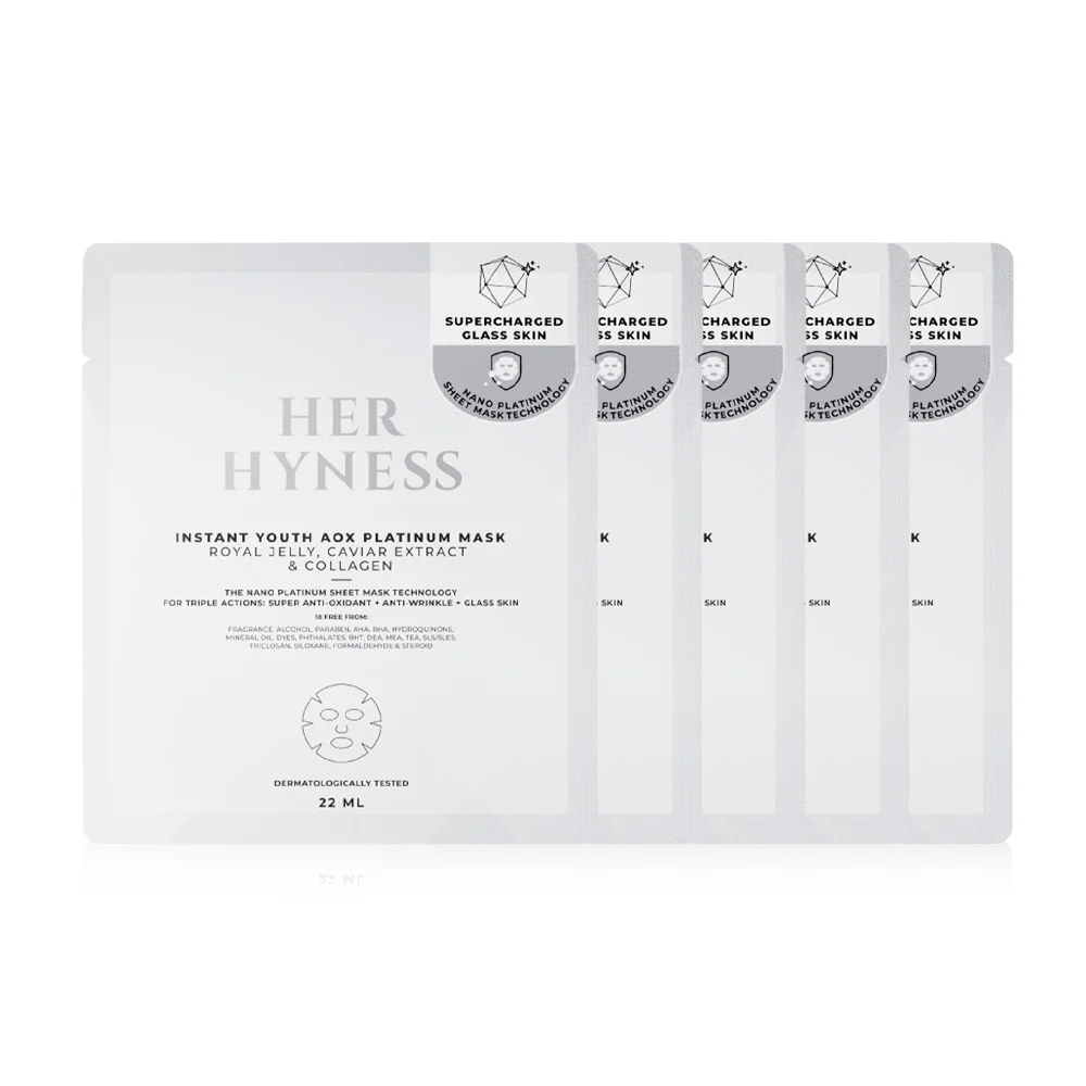 HER HYNESS Instant Youth Aox Platinum Mask [22ml x 5pcs]