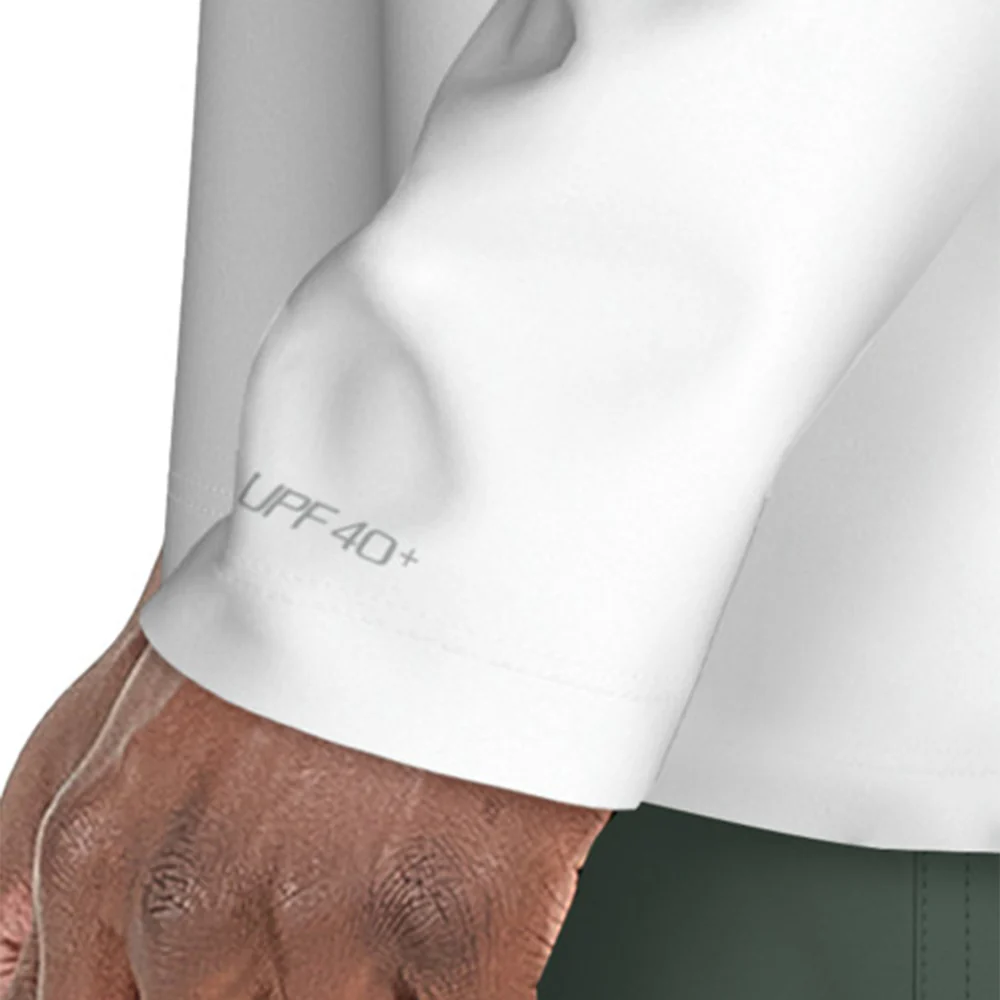 Мужская рубашка Nike Hydroguard Long-Sleeve Swim — цвет белый, размер L (американский размер)