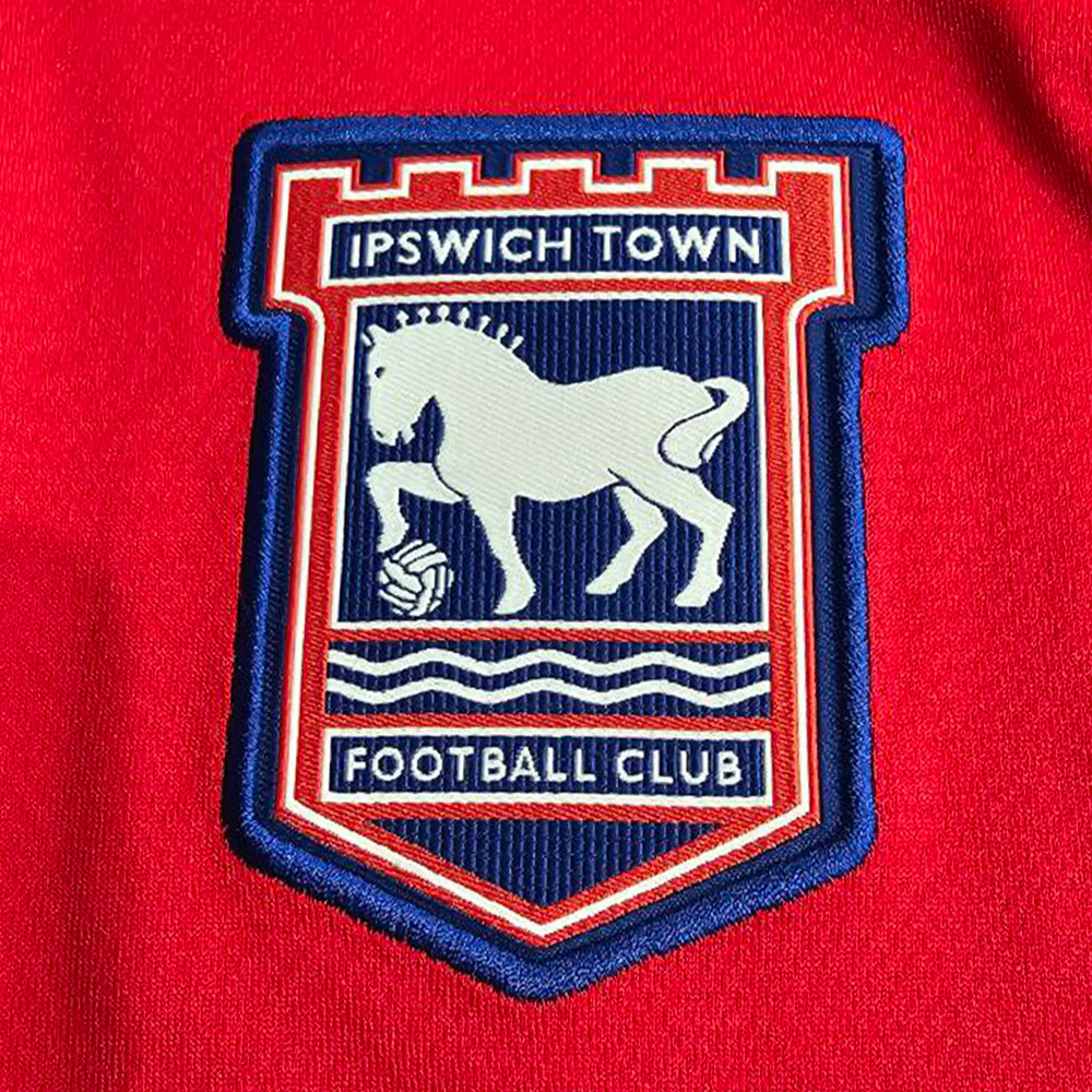 UMBRO Men's Ipswich Town Away 2025/26 Jersey - Red - 2XL (US SIZE)