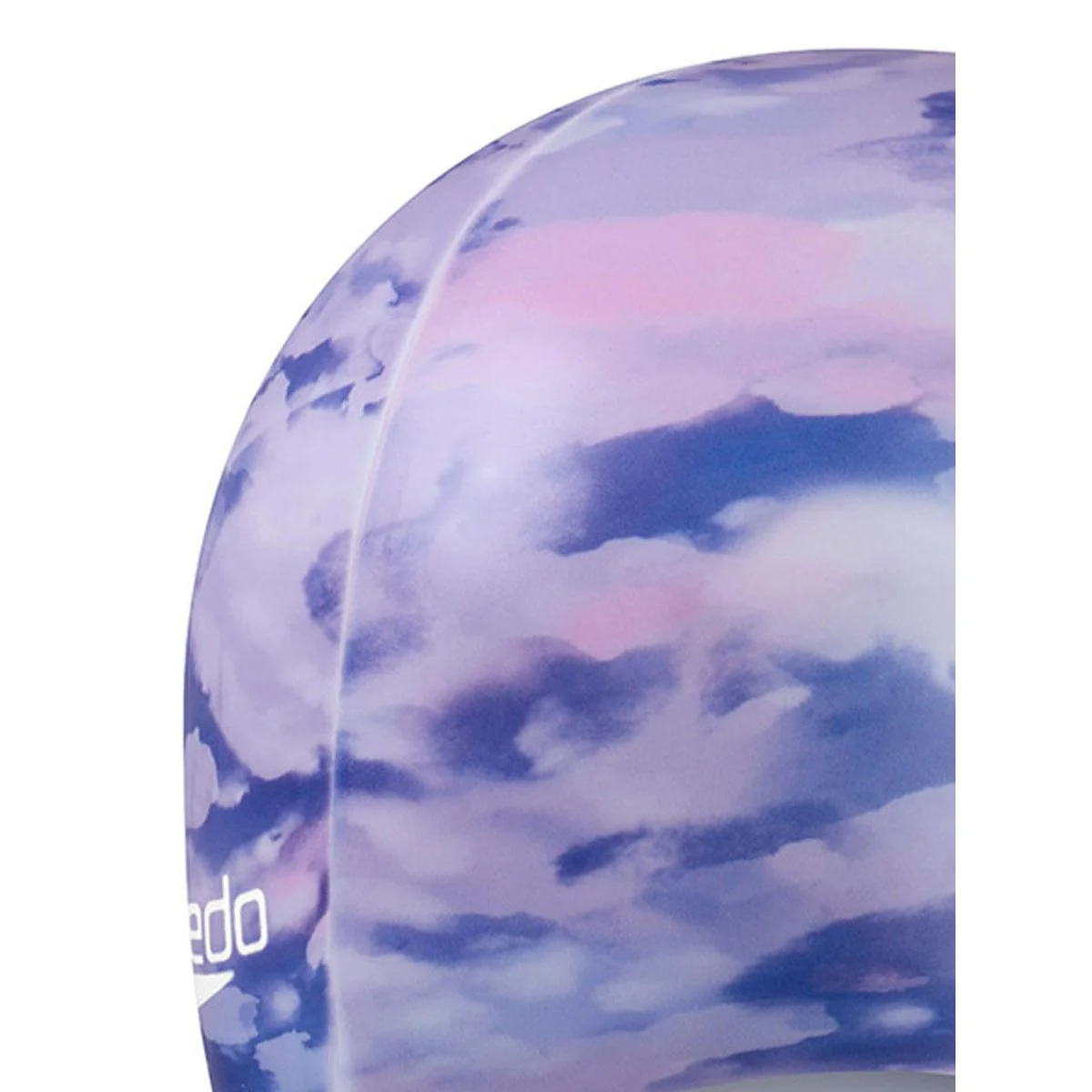 SPEEDO Junior Digital Printed Kids Swim Cap - Purple - ONE SIZE