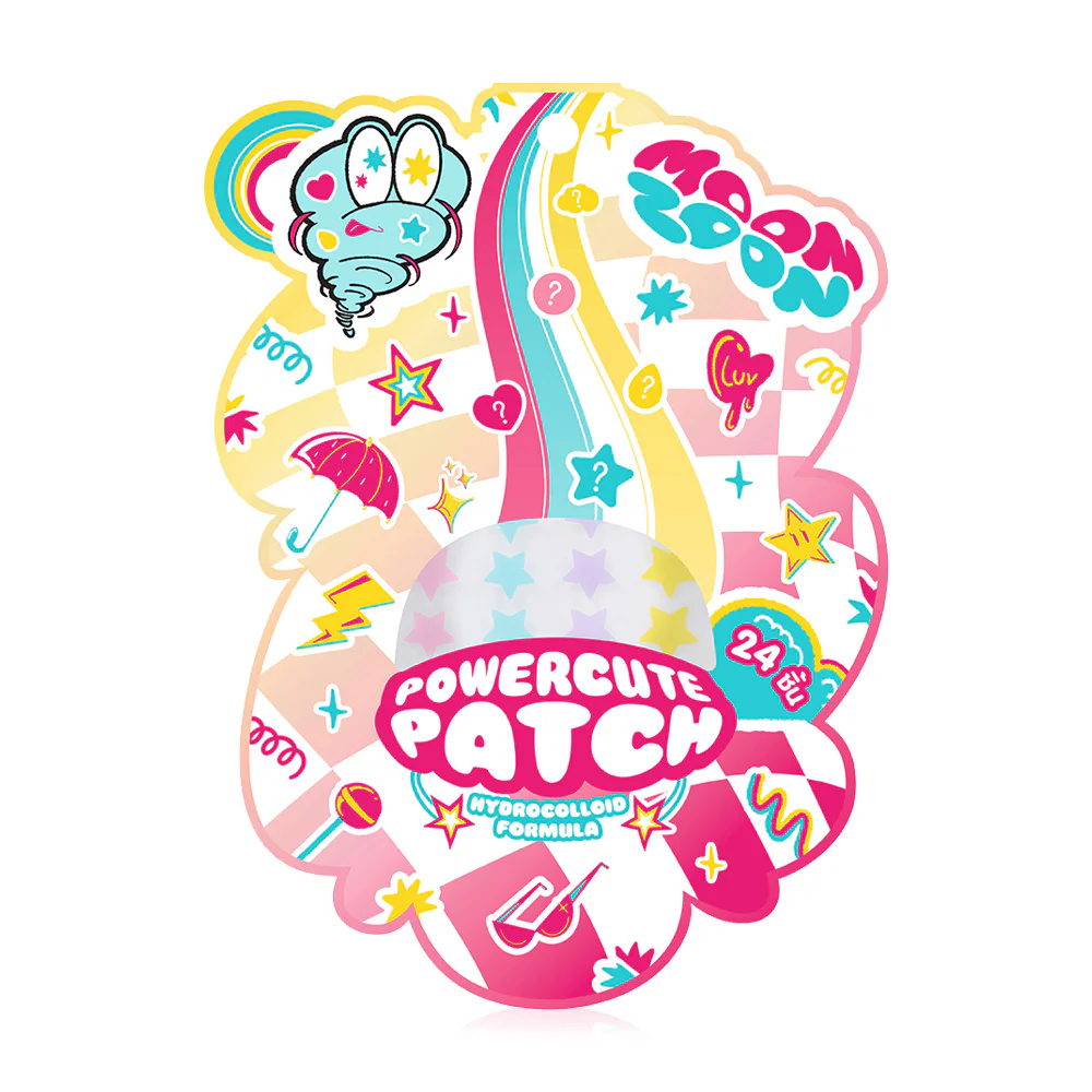 Moonzoon Powercute Patch Hydrocolloid Acne Patch 24 Dots — Star