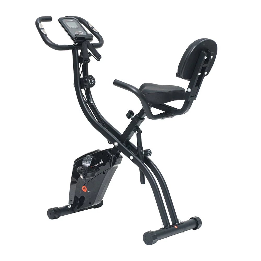 GSPORTS GS-501 Q Bike 2 in 1 จักรยานบริหารระบบแม่เหล็ก จักรยานพับได้ - Black - One Size