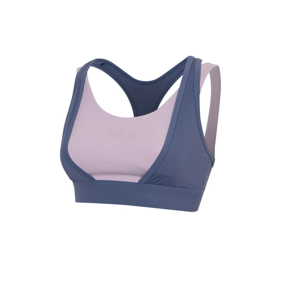 FILA Tennis SHA240810W Women's Sports Bra - Blue - 2XL (US SIZE)