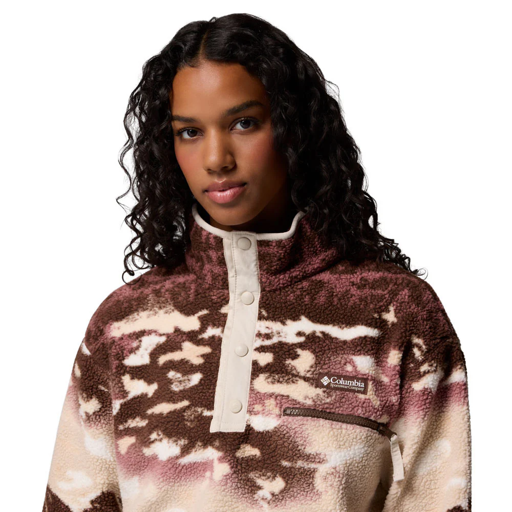 COLUMBIA Helvetia™ II Printed Cropped Half Snap Women's Sweatshirt